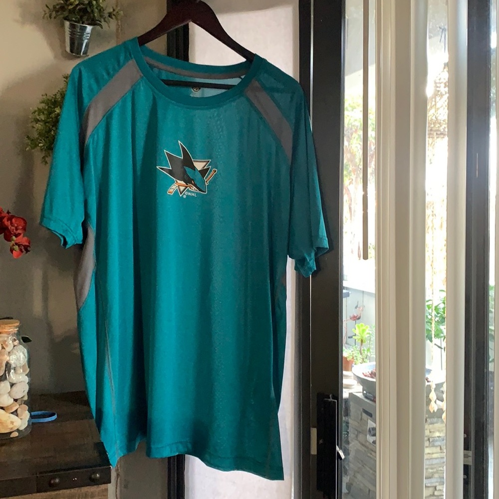 NHL Sharks Hockey dry fit shirt/jersey